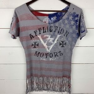 Affliction womens tshirt